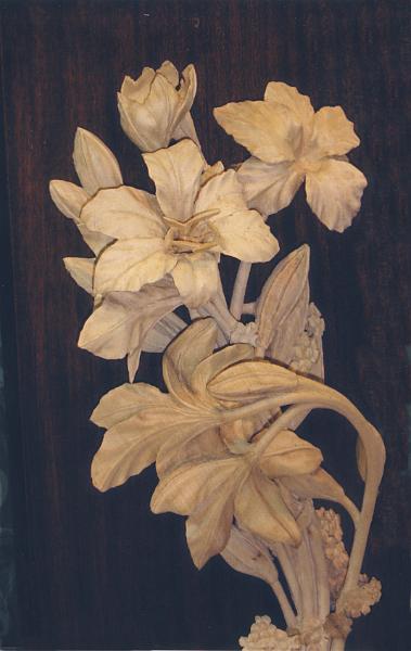 Flowers.jpg - "Flowers" - by Colin Etherington Lime -  ( After Gringling Gibbons )